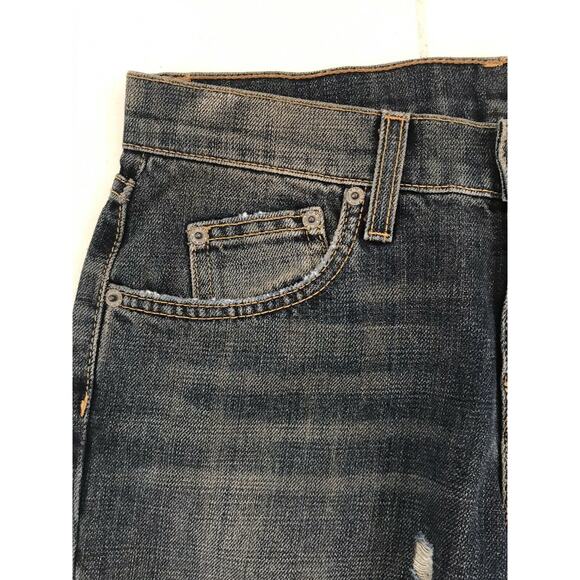 Carmar Matt Baggy Distressed Mid Rise Non Stretch Jeans - Picture 3 of 12